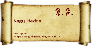 Nagy Hedda névjegykártya